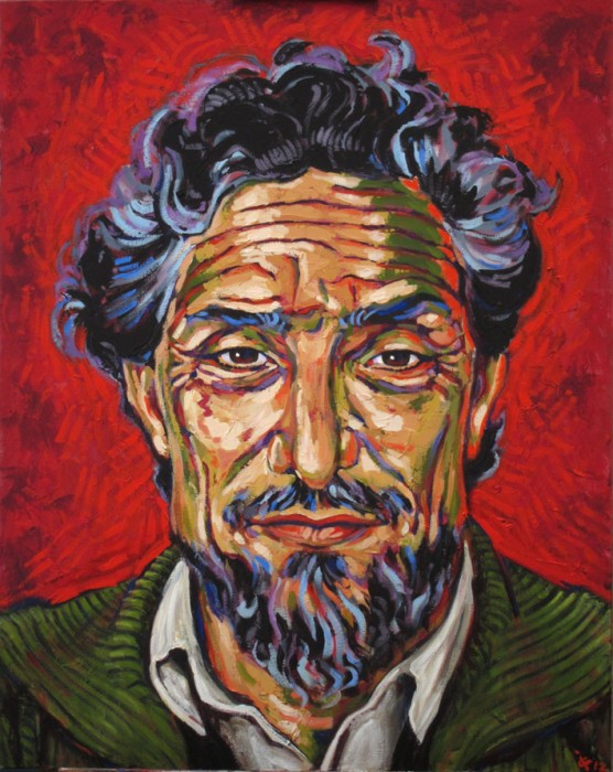 Massoud portrait peinture