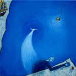 Chagall Bleu Lettre inspiration méditation mansarde forme-pensée encrier peinture figurative