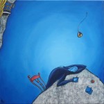 Chagall Bleu Lettre inspiration méditation mansarde forme-pensée encrier peinture figurative