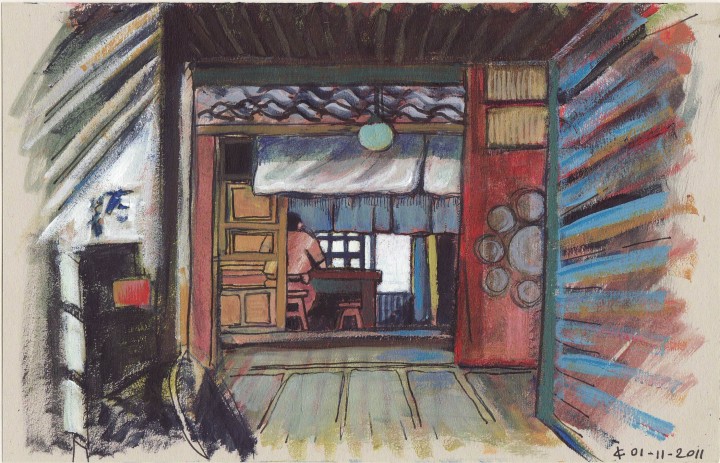 Intérieur japonais - croquis 10 new